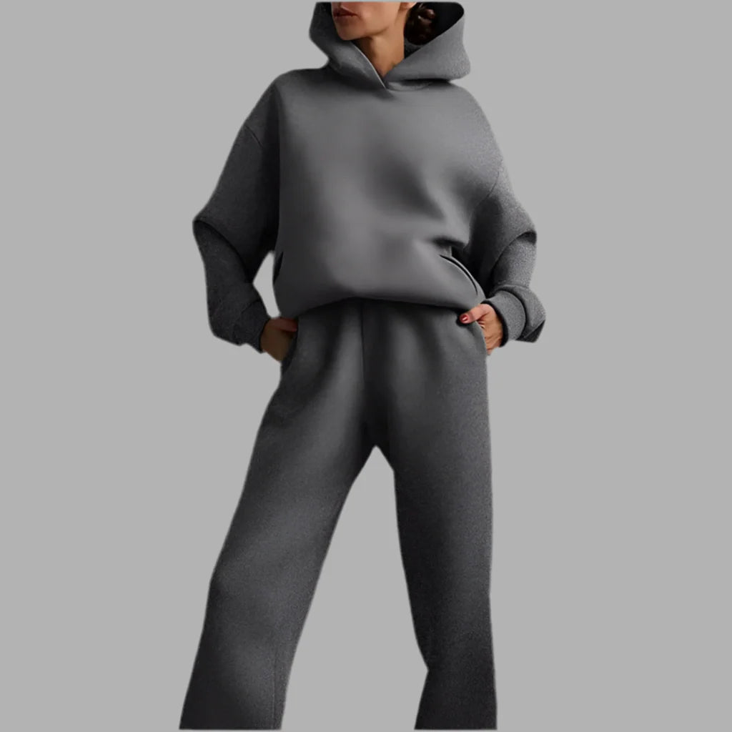 Damski komplet dresowy z kapturem | Styl casualowy