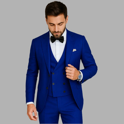 Męski elegancki garnitur trzyczęściowy | Styl formalny