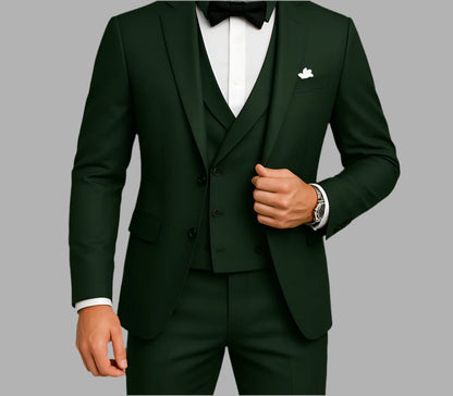 Męski elegancki garnitur trzyczęściowy | Styl formalny
