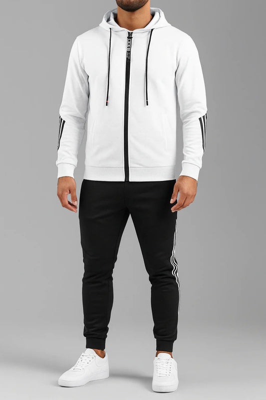 Męski sportowy komplet dresowy z kapturem | Styl casualowy