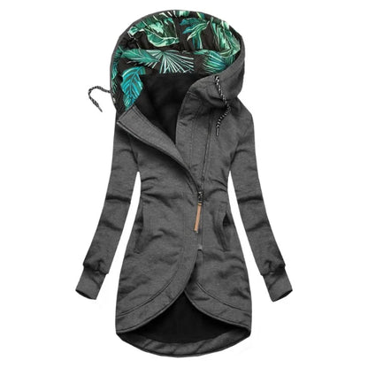 Damska bluza z kapturem o asymetrycznym kroju | Styl casualowy